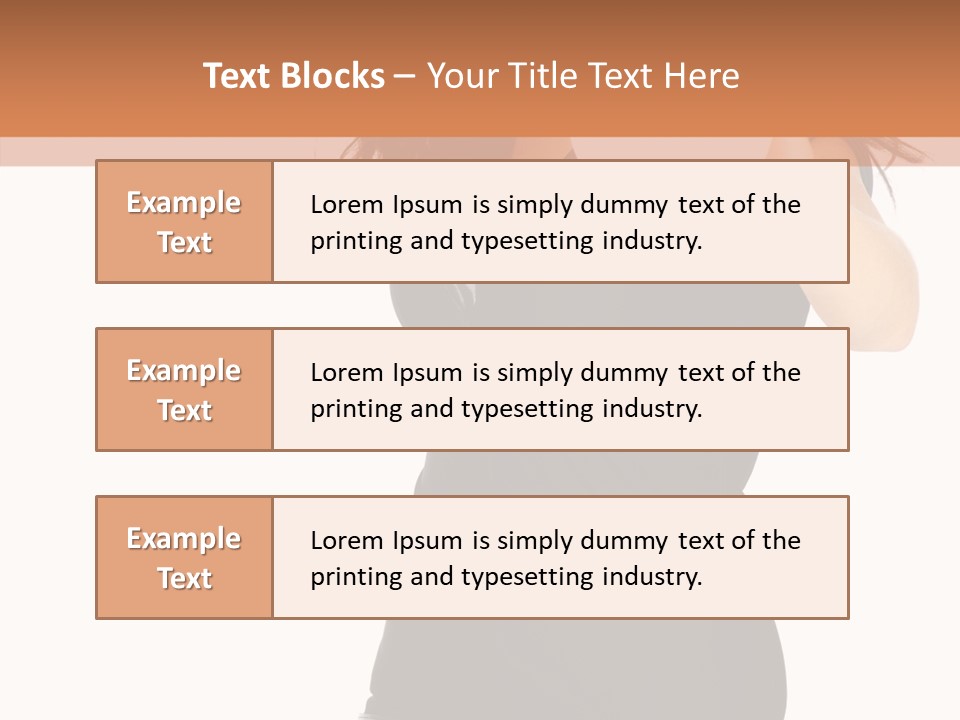 Sexy Portrait Modern PowerPoint Template
