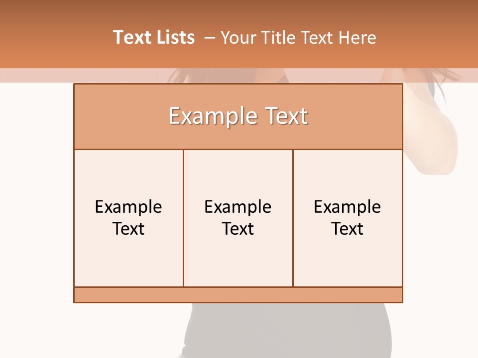 Sexy Portrait Modern PowerPoint Template