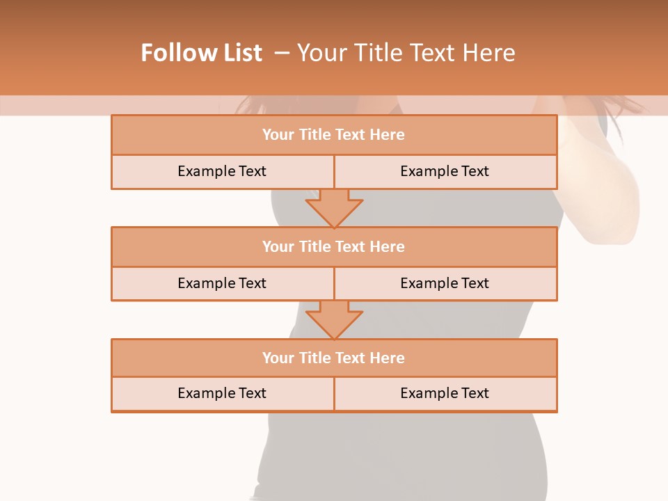 Sexy Portrait Modern PowerPoint Template