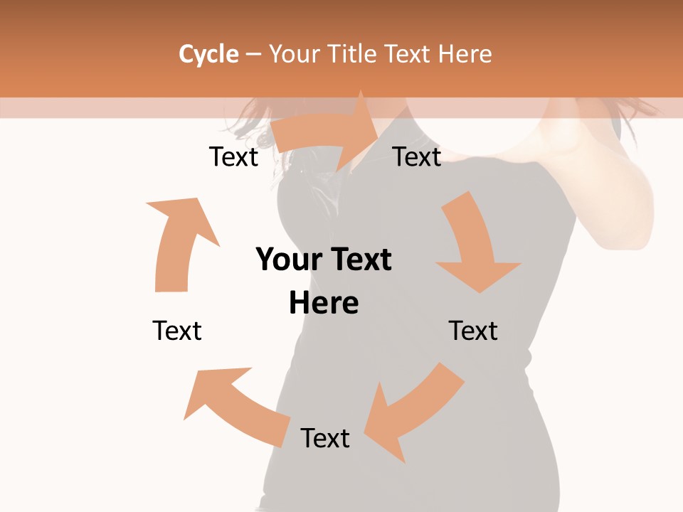 Sexy Portrait Modern PowerPoint Template