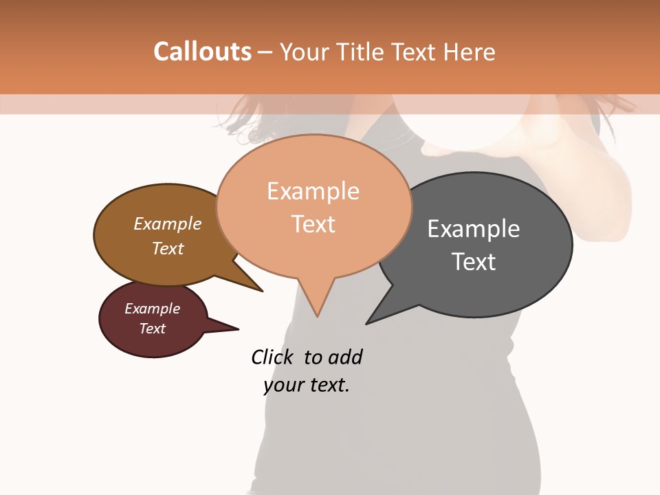 Sexy Portrait Modern PowerPoint Template