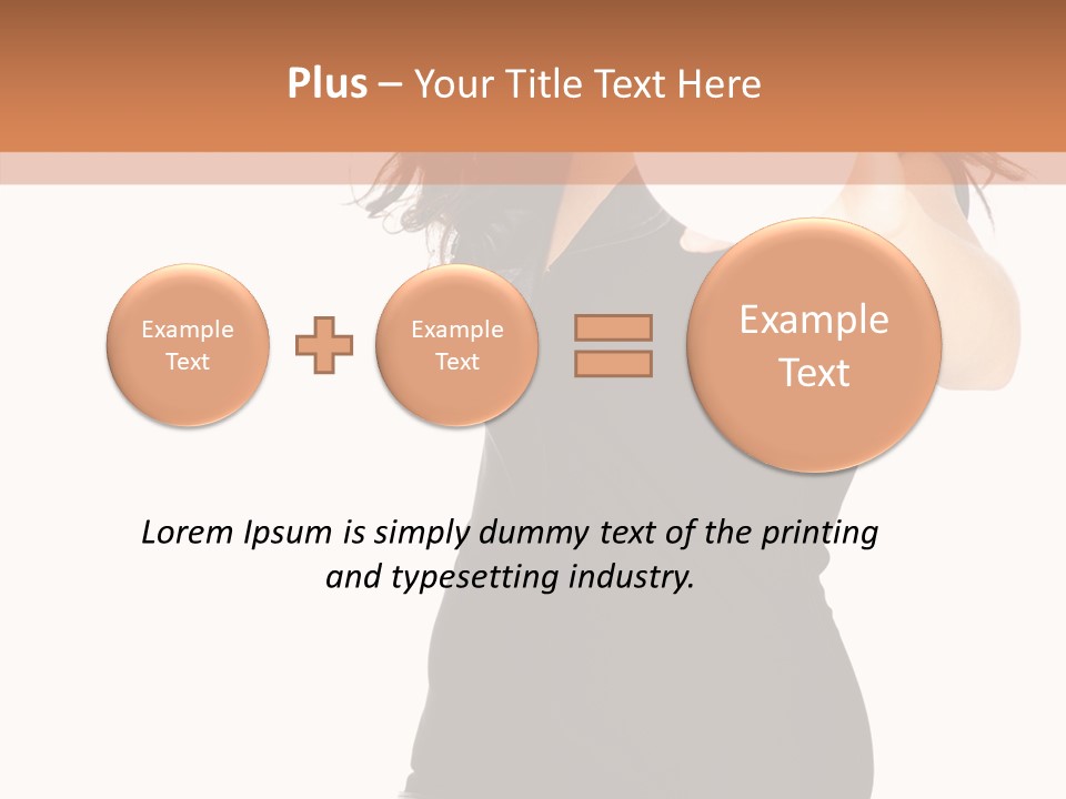 Sexy Portrait Modern PowerPoint Template
