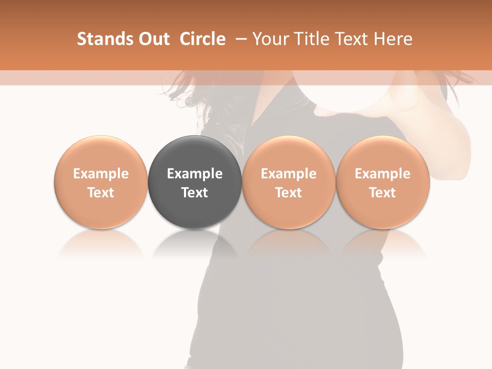 Sexy Portrait Modern PowerPoint Template