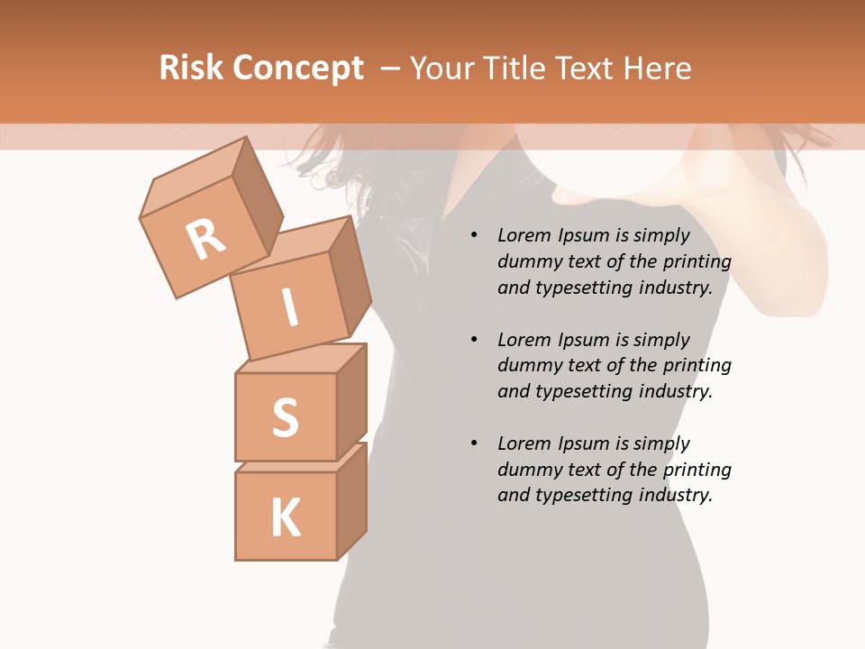 Sexy Portrait Modern PowerPoint Template