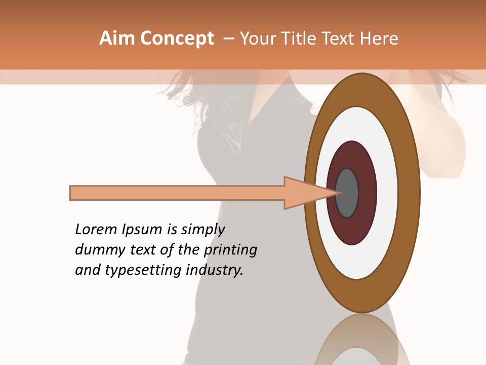 Sexy Portrait Modern PowerPoint Template