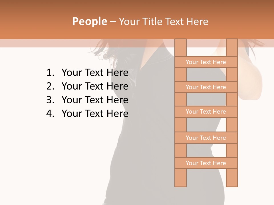 Sexy Portrait Modern PowerPoint Template