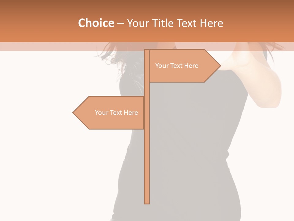 Sexy Portrait Modern PowerPoint Template