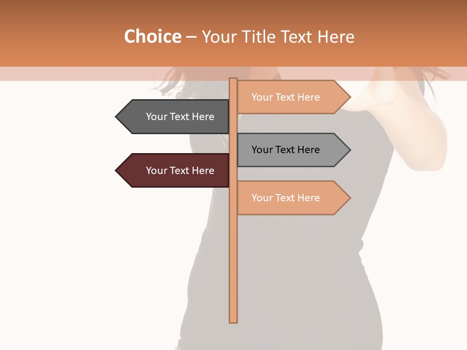 Sexy Portrait Modern PowerPoint Template