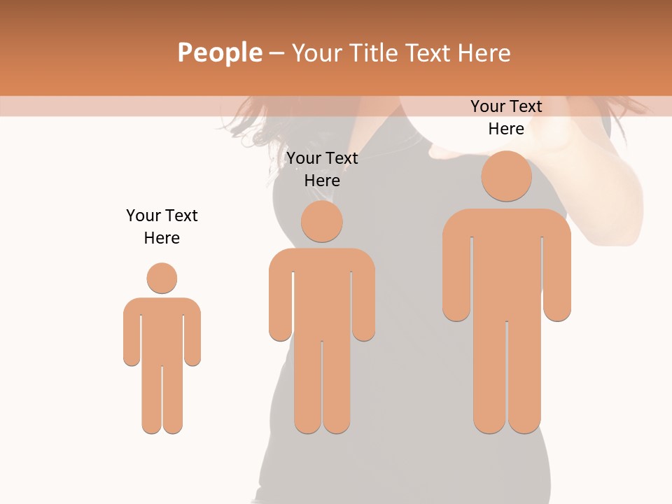 Sexy Portrait Modern PowerPoint Template