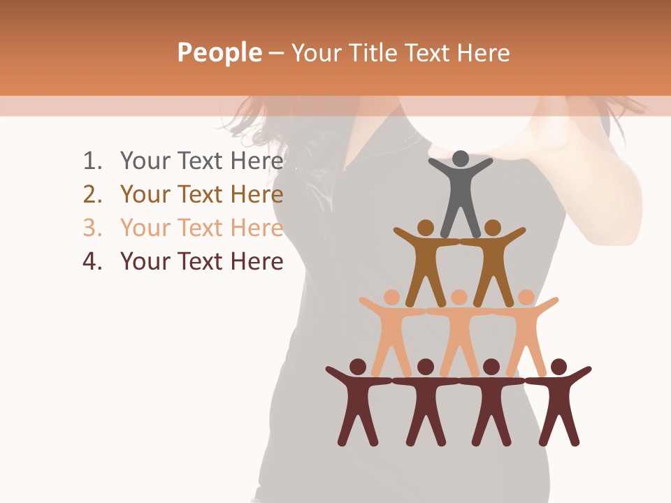 Sexy Portrait Modern PowerPoint Template