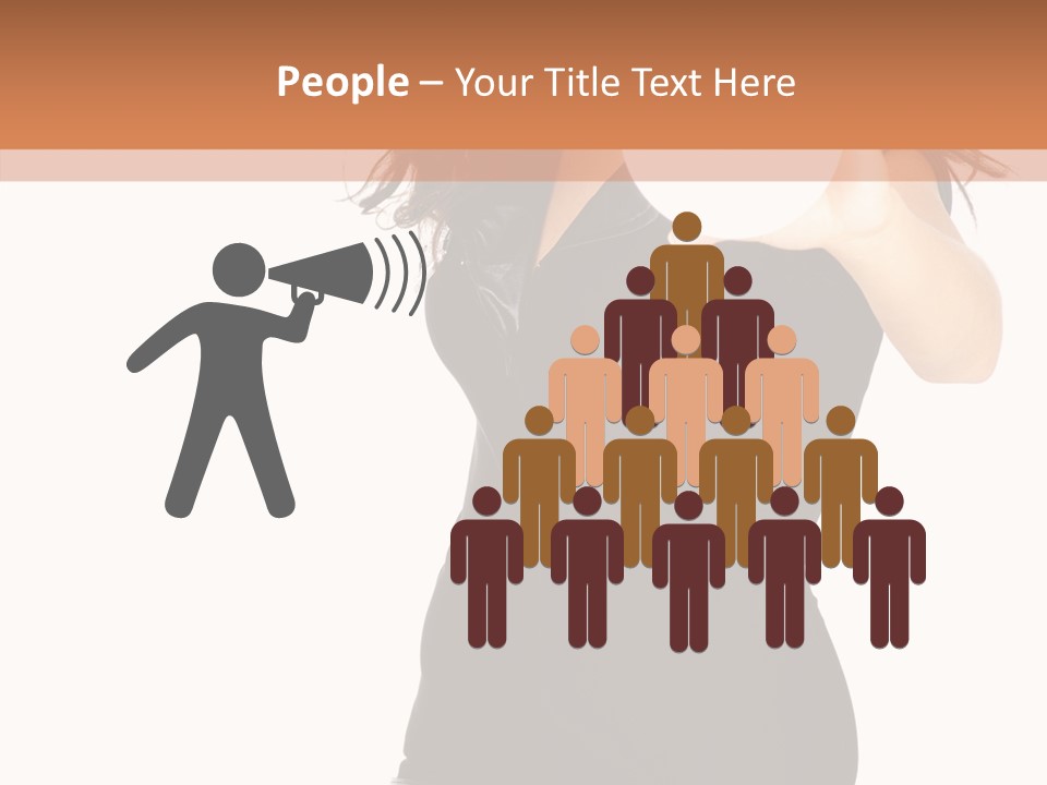 Sexy Portrait Modern PowerPoint Template