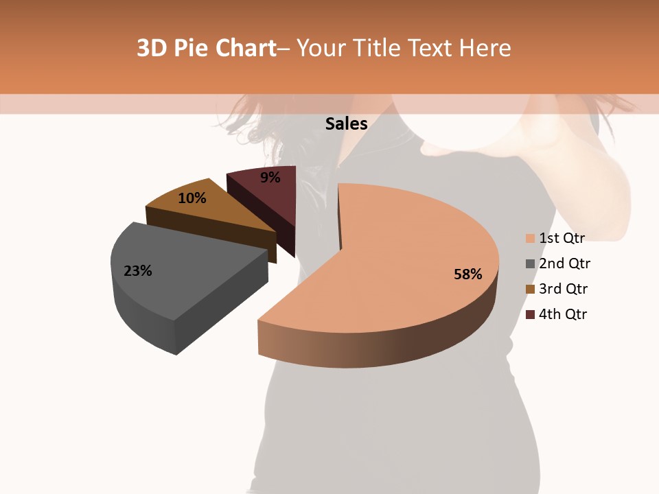 Sexy Portrait Modern PowerPoint Template