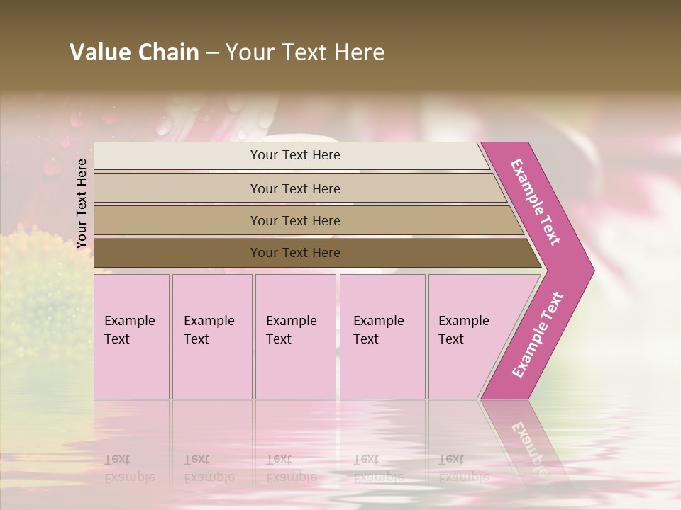 Pretty Blossoming Daisies PowerPoint Template