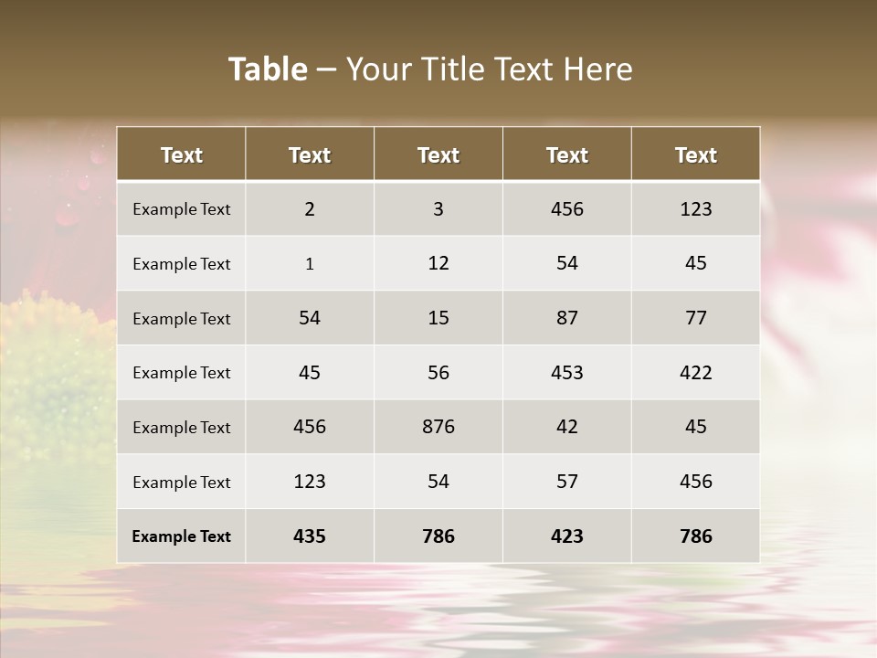 Pretty Blossoming Daisies PowerPoint Template