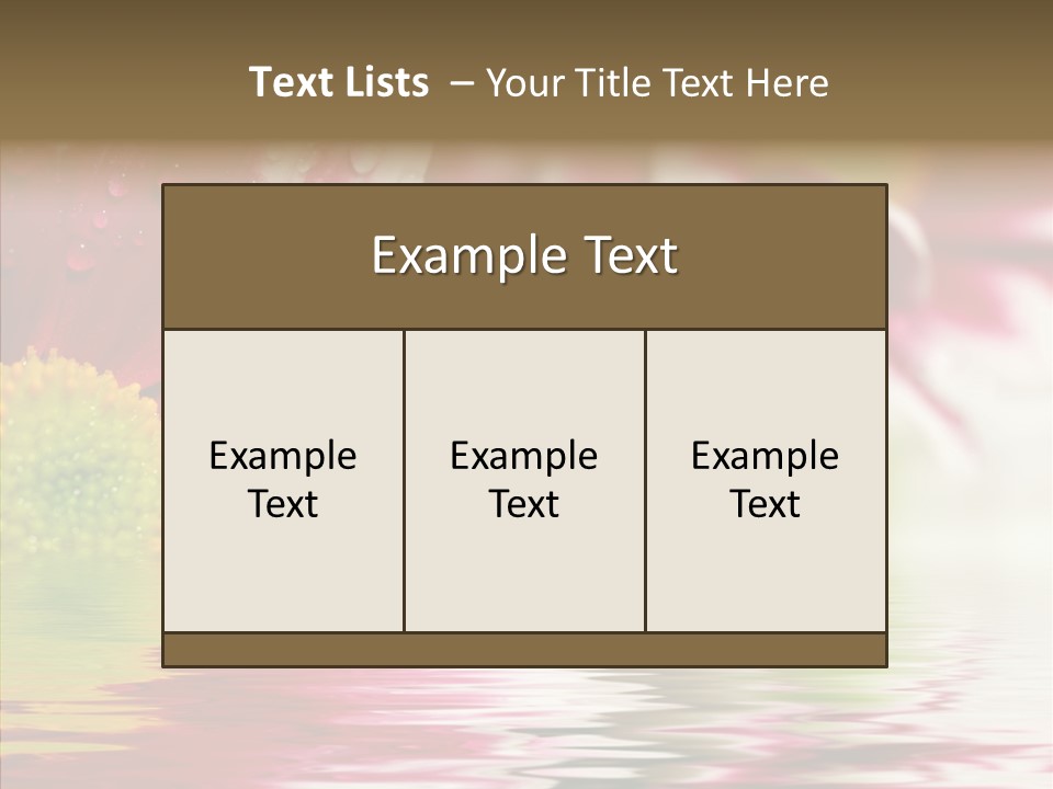 Pretty Blossoming Daisies PowerPoint Template