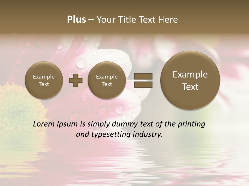 Pretty Blossoming Daisies PowerPoint Template