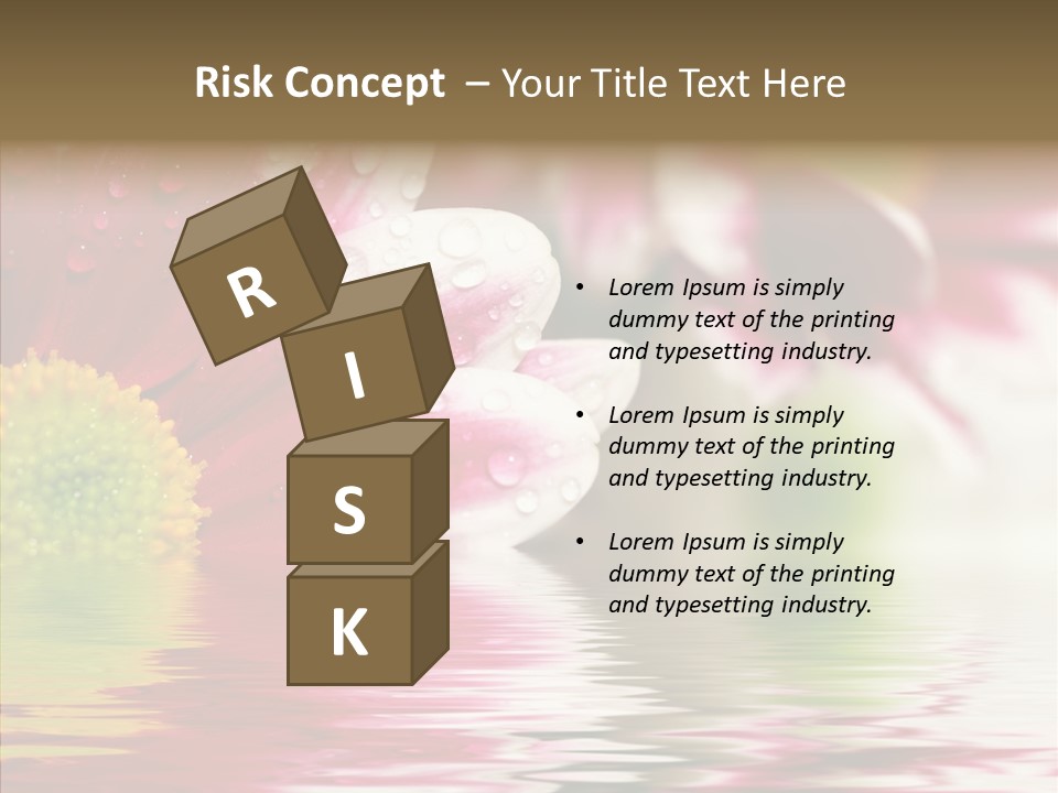 Pretty Blossoming Daisies PowerPoint Template