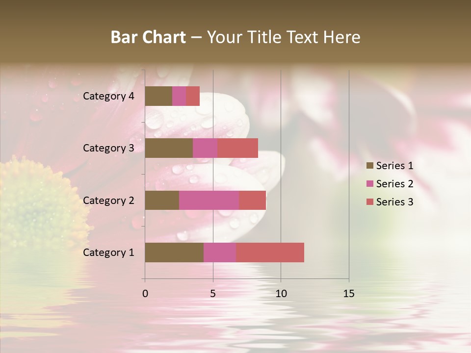 Pretty Blossoming Daisies PowerPoint Template