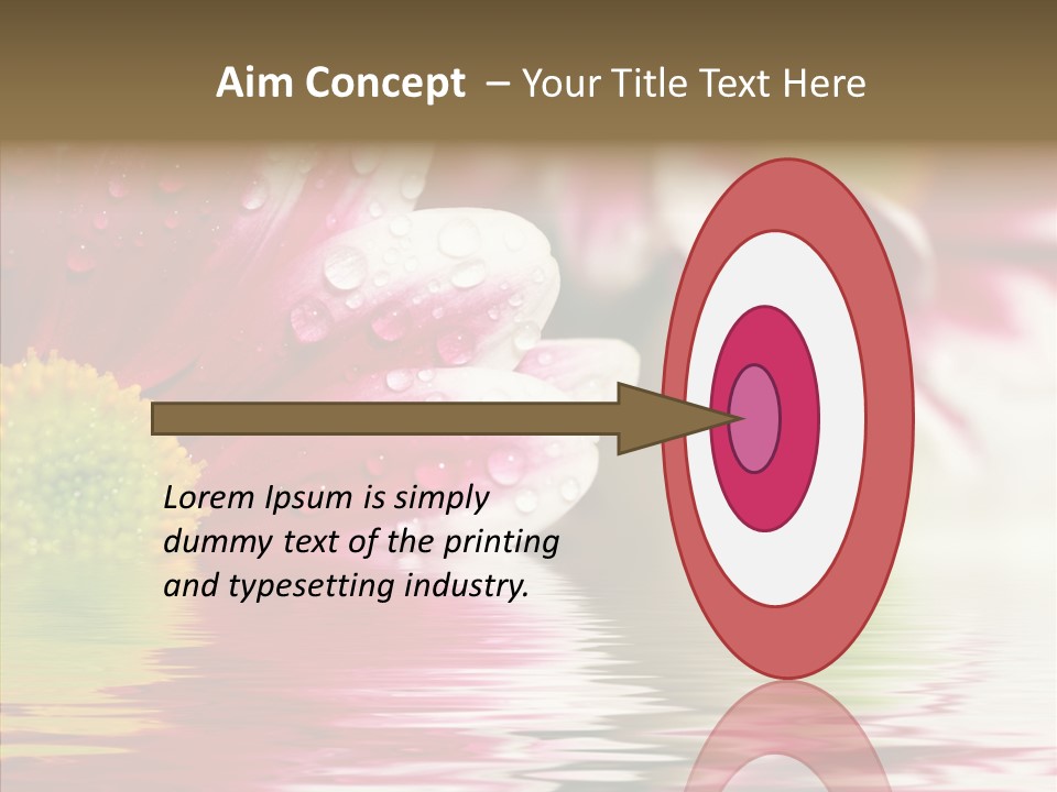 Pretty Blossoming Daisies PowerPoint Template