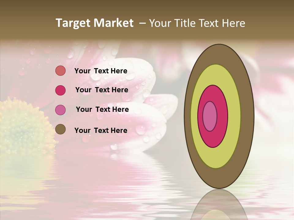 Pretty Blossoming Daisies PowerPoint Template