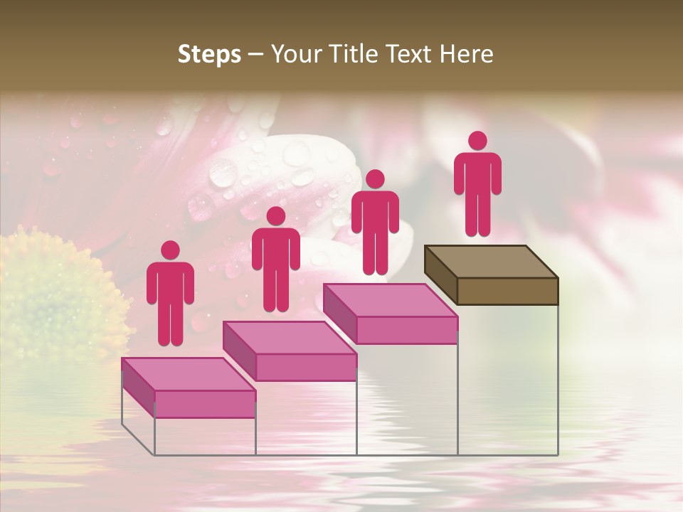 Pretty Blossoming Daisies PowerPoint Template