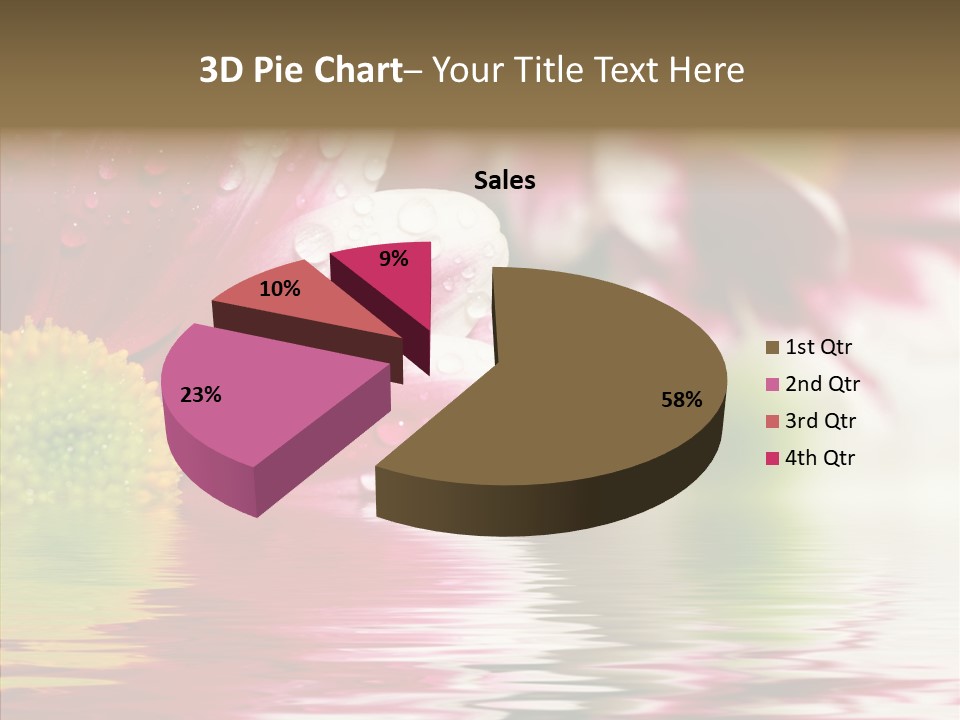 Pretty Blossoming Daisies PowerPoint Template