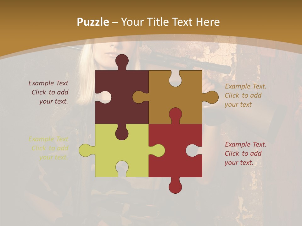 Security Battle Feminism PowerPoint Template