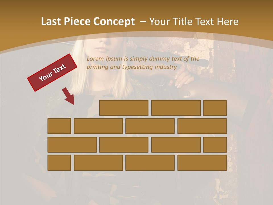 Security Battle Feminism PowerPoint Template