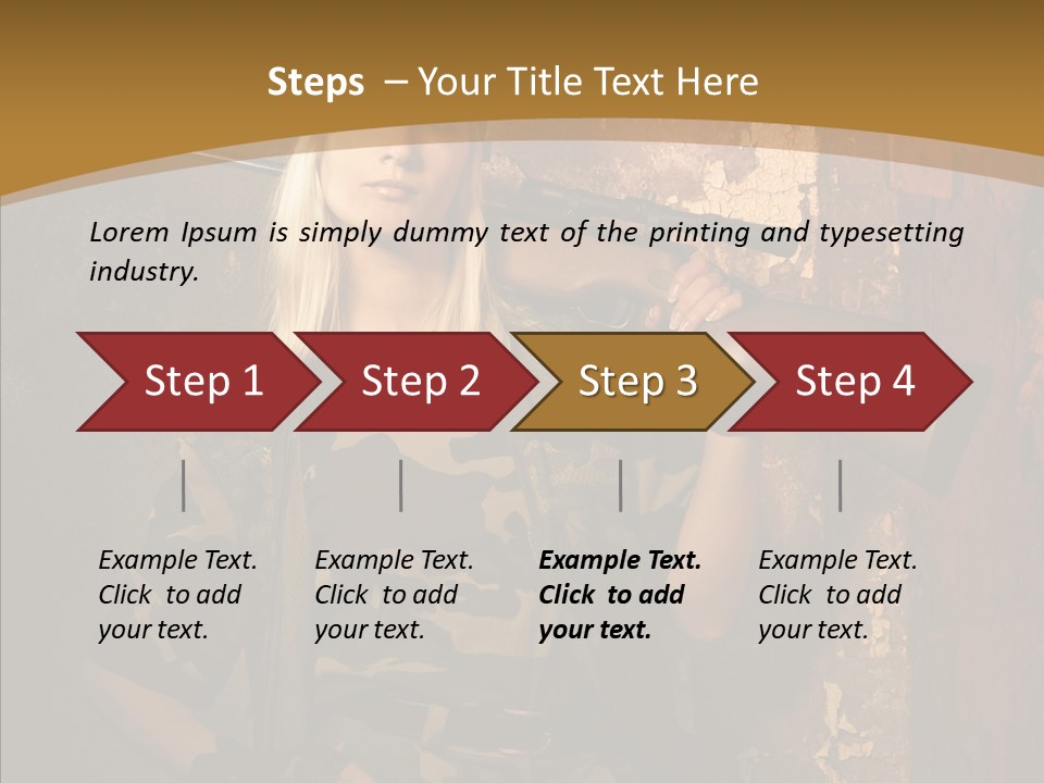 Security Battle Feminism PowerPoint Template