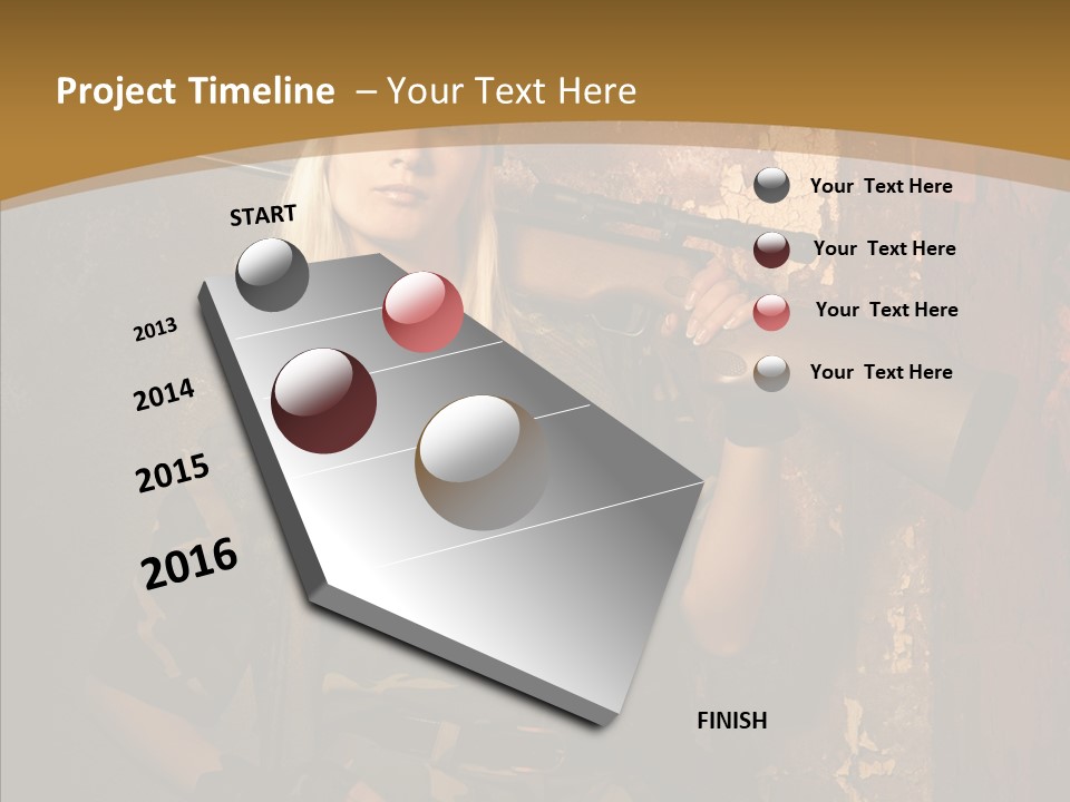 Security Battle Feminism PowerPoint Template