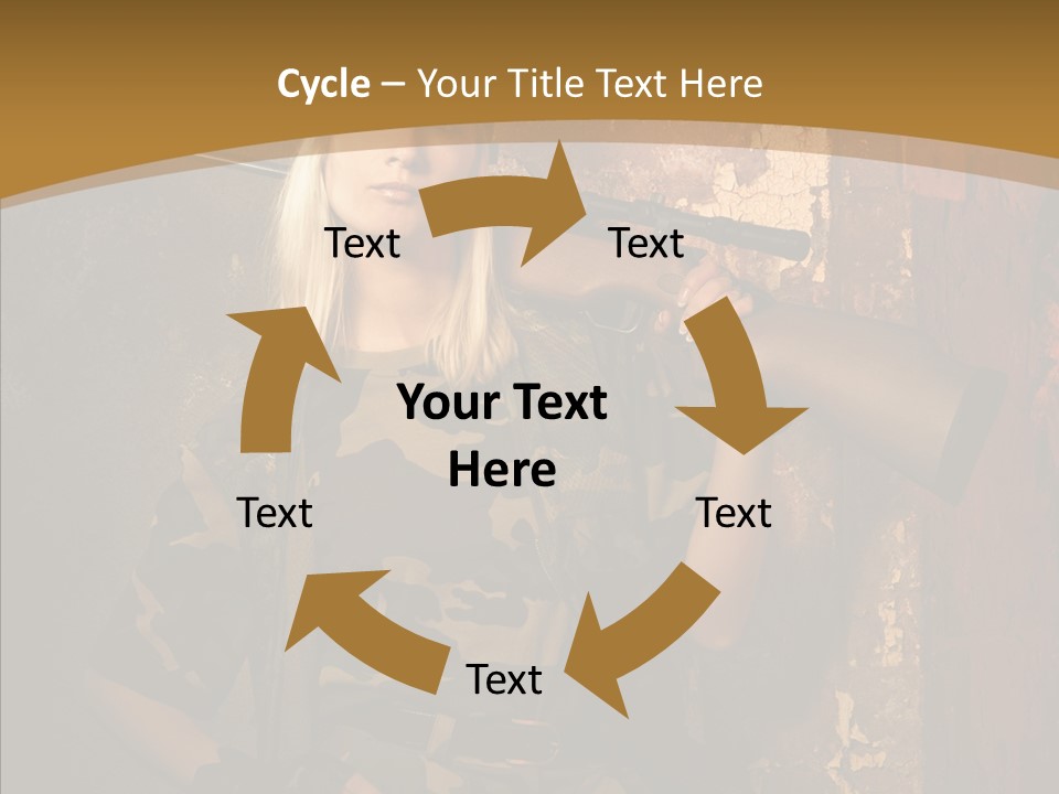 Security Battle Feminism PowerPoint Template