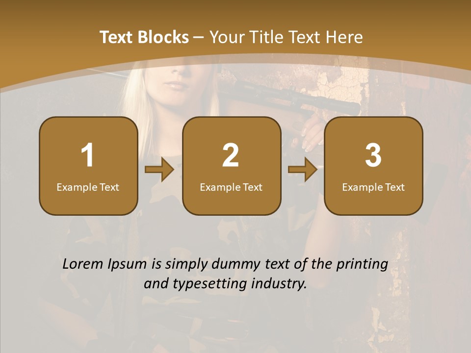 Security Battle Feminism PowerPoint Template
