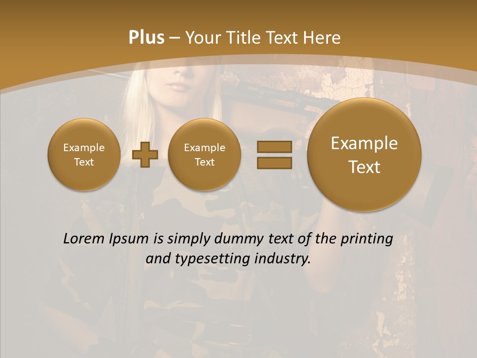 Security Battle Feminism PowerPoint Template