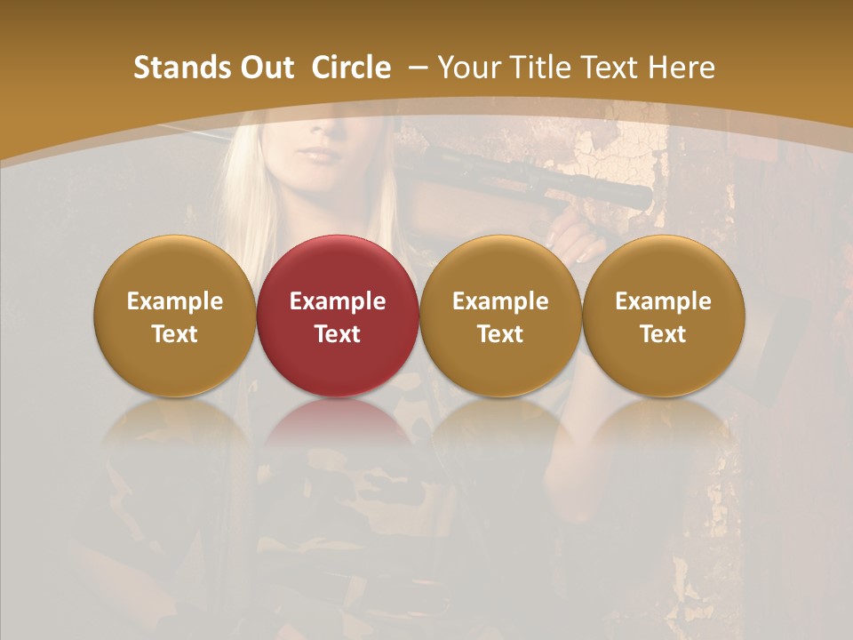 Security Battle Feminism PowerPoint Template