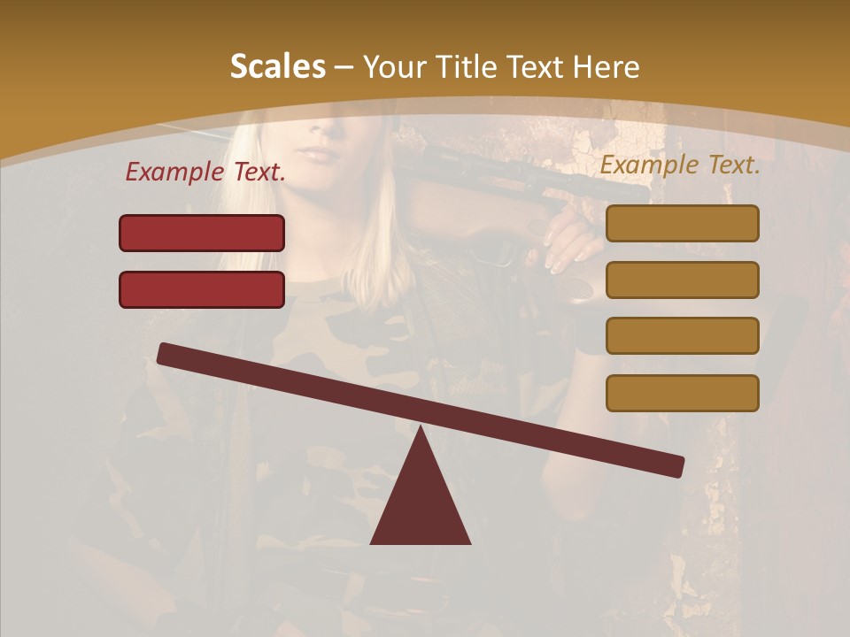 Security Battle Feminism PowerPoint Template