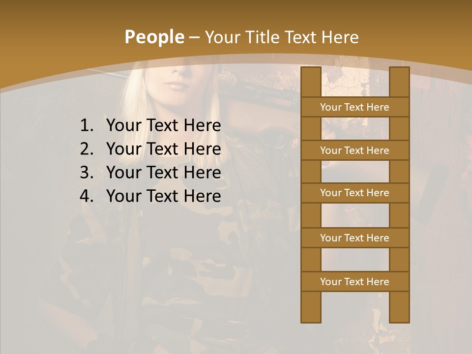 Security Battle Feminism PowerPoint Template