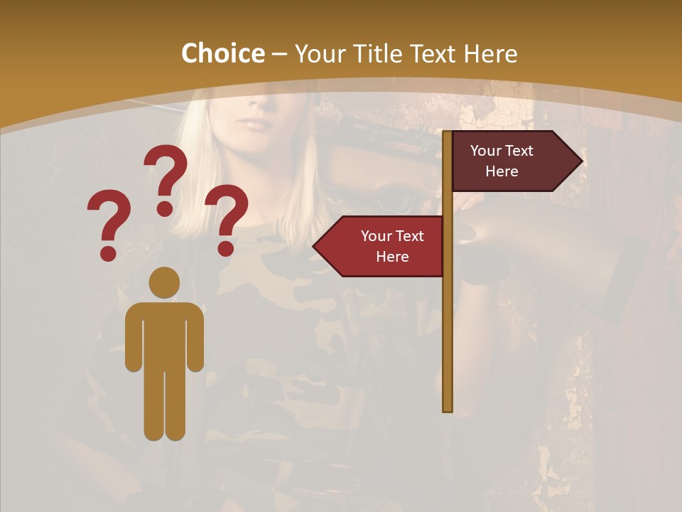 Security Battle Feminism PowerPoint Template