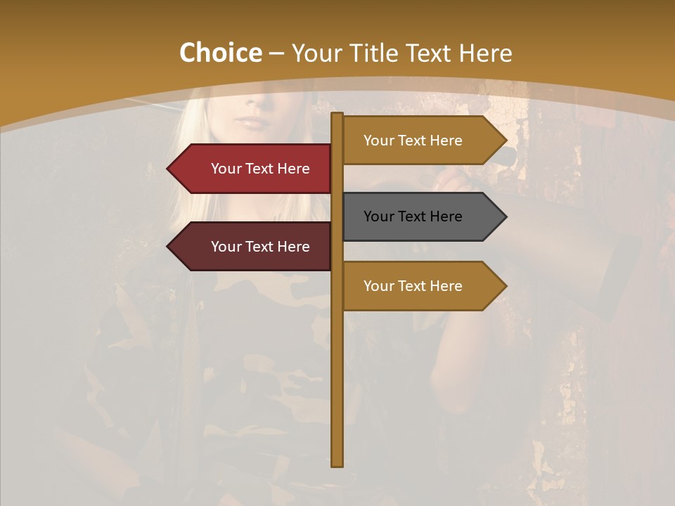 Security Battle Feminism PowerPoint Template