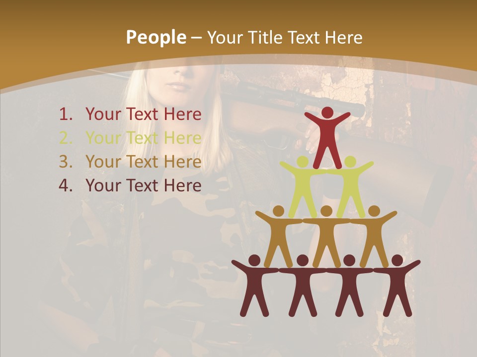 Security Battle Feminism PowerPoint Template