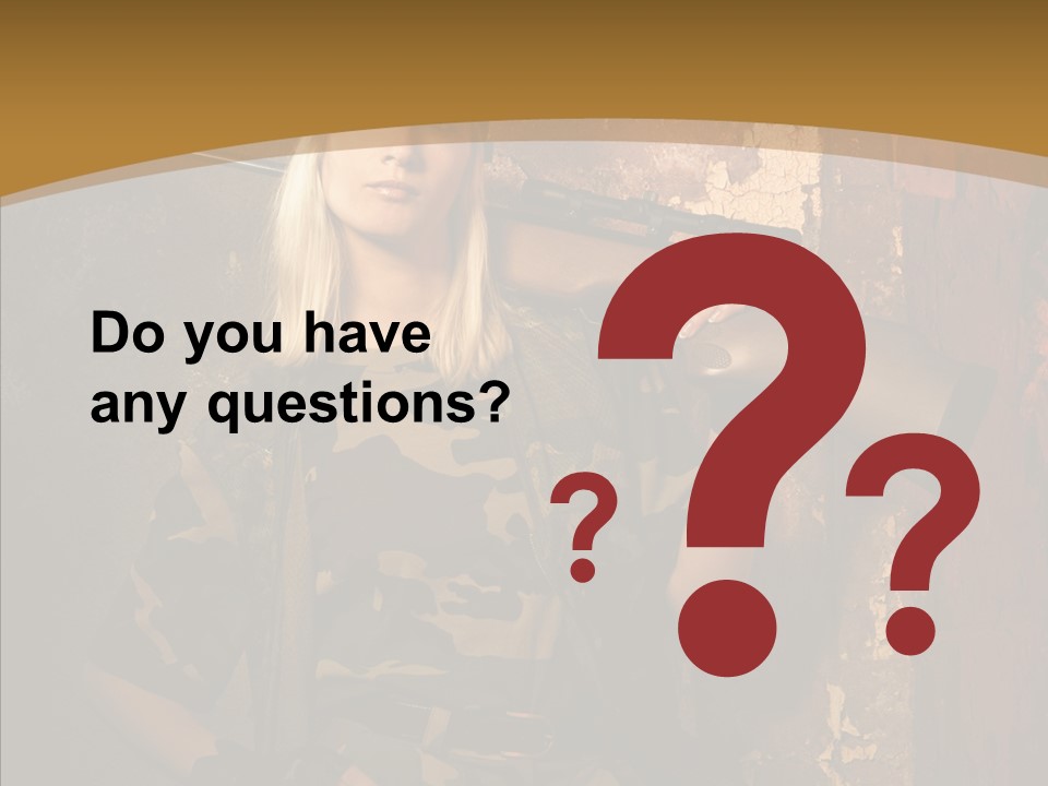 Security Battle Feminism PowerPoint Template