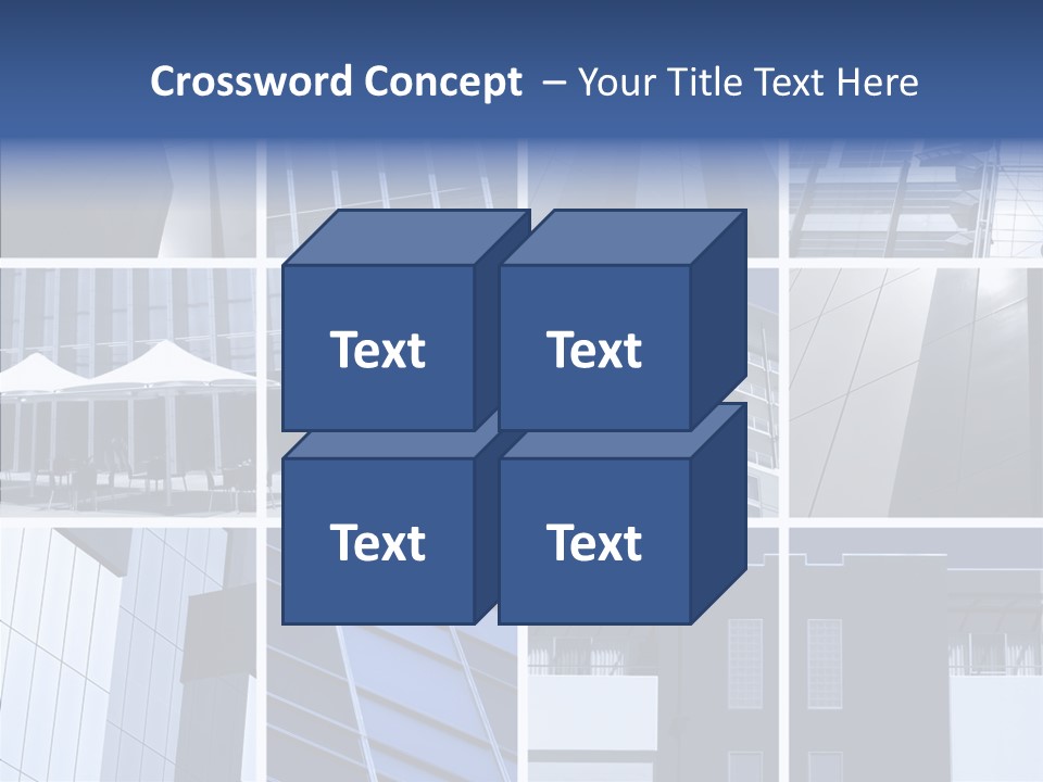 Windows Blue Tint PowerPoint Template