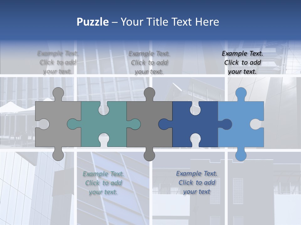 Windows Blue Tint PowerPoint Template