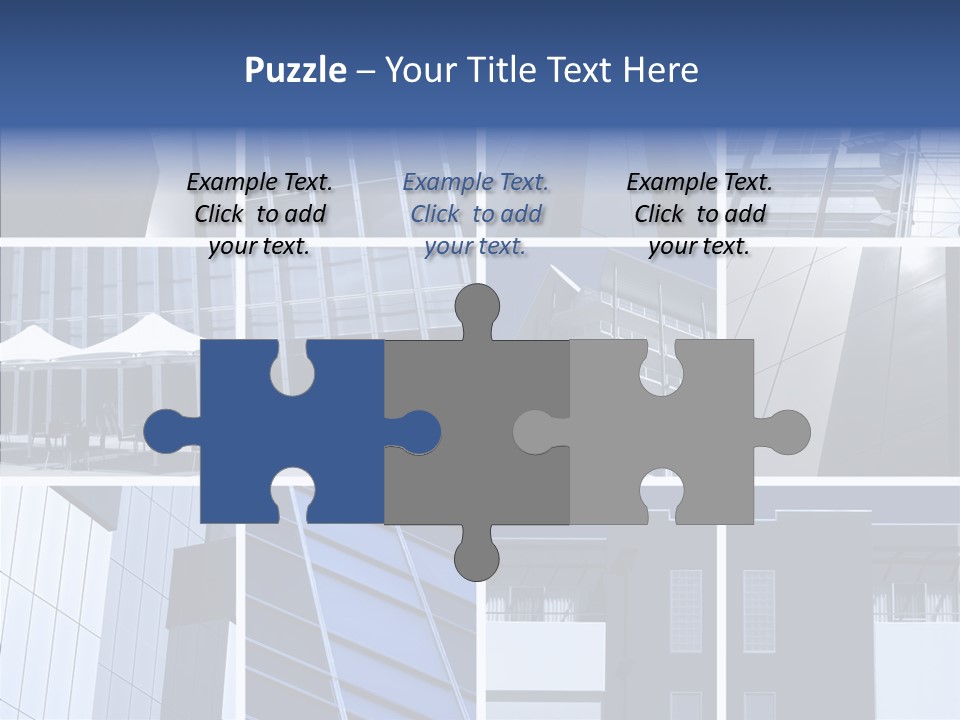 Windows Blue Tint PowerPoint Template