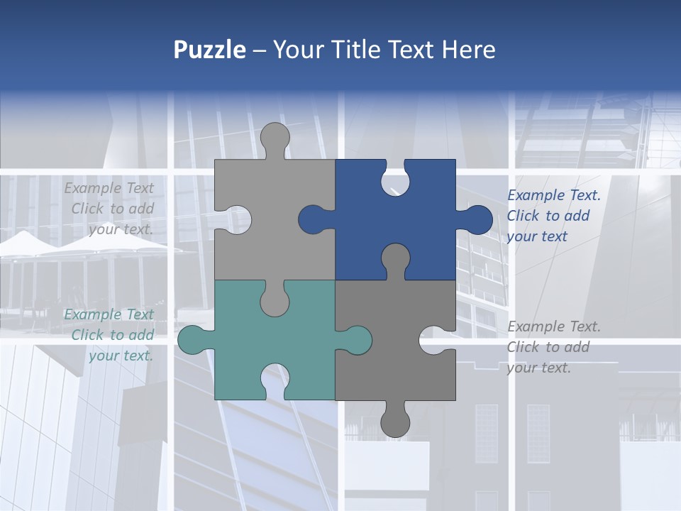 Windows Blue Tint PowerPoint Template
