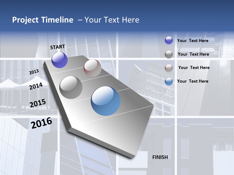 Windows Blue Tint PowerPoint Template