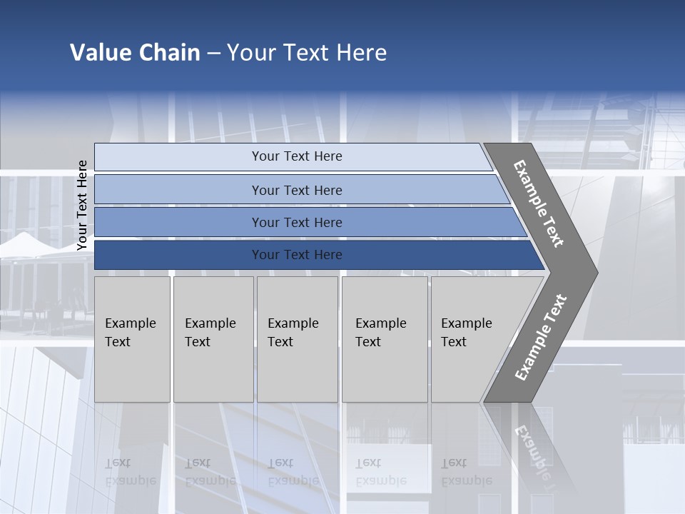 Windows Blue Tint PowerPoint Template