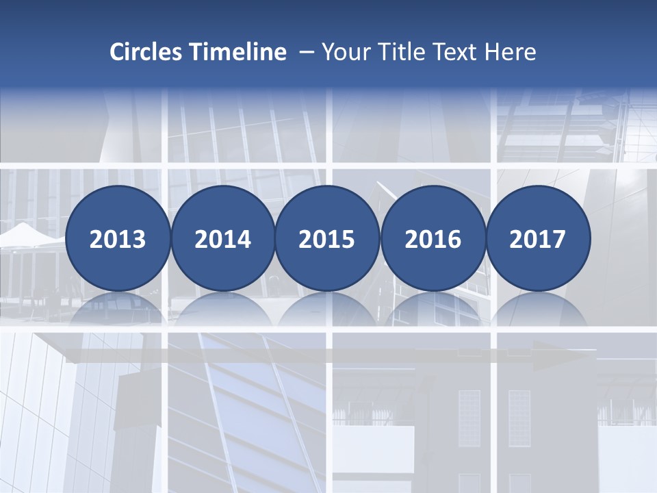 Windows Blue Tint PowerPoint Template