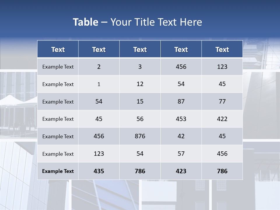 Windows Blue Tint PowerPoint Template