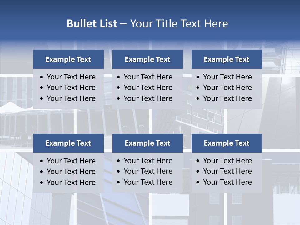 Windows Blue Tint PowerPoint Template