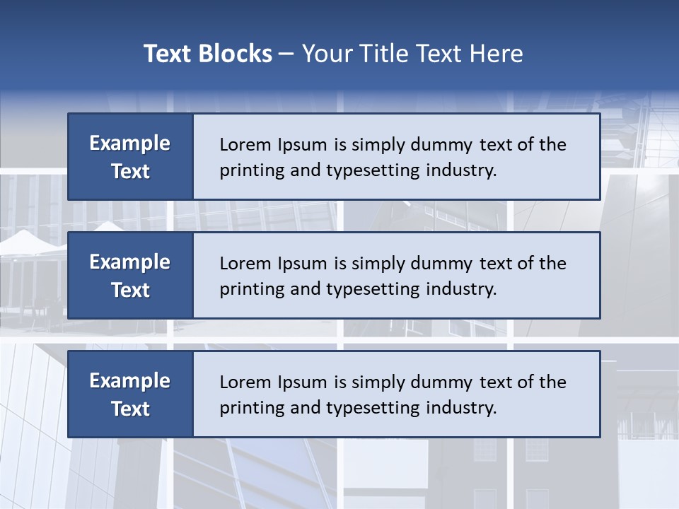 Windows Blue Tint PowerPoint Template